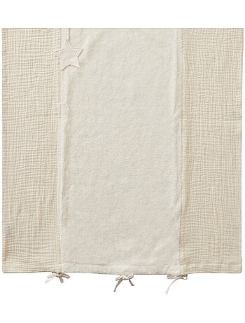 BB&CO - Funda para cambiador de bebé 100% algodón Mix and Match - Espuma de leche - 60 x 80 cm