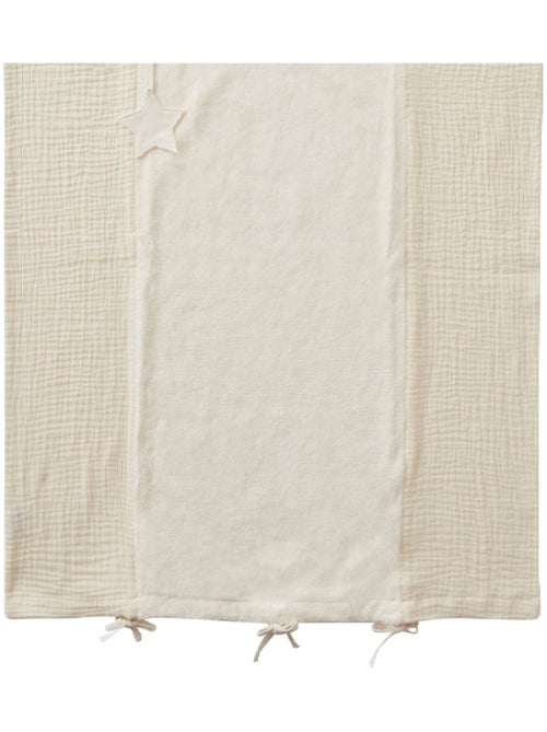 BB&CO - Funda para cambiador de bebé 100% algodón Mix and Match - Espuma de leche - 60 x 80 cm - Kiabi