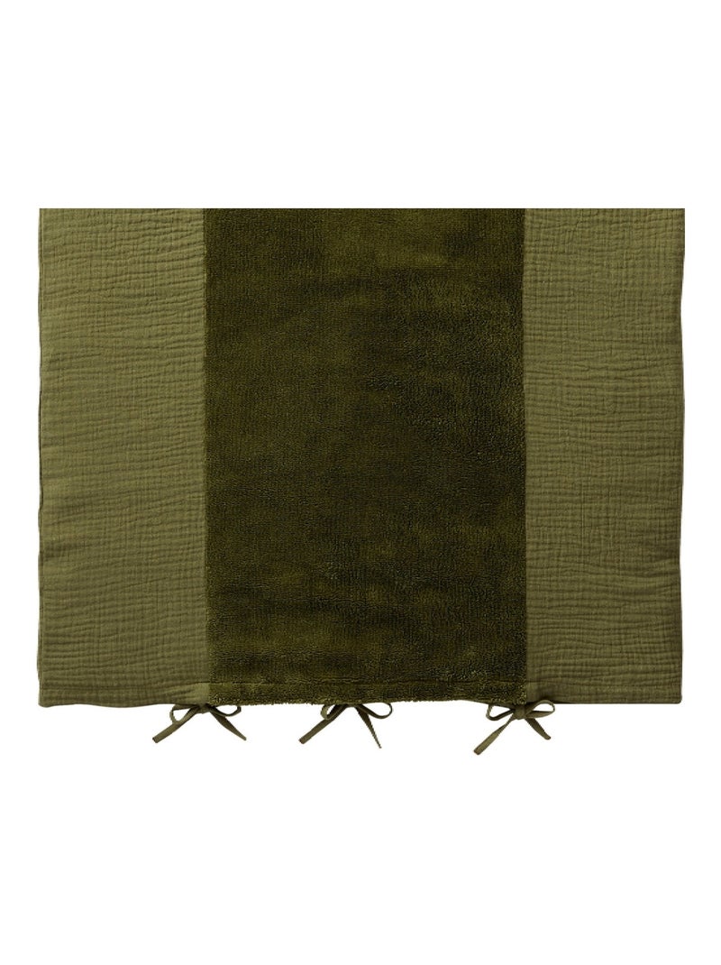 BB&CO - Funda para cambiador de bebé 100% algodón Mix and Match - Helecho - 60 x 80 cm Verde - Kiabi