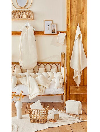 BB&CO - Protector de cuna bebé algodón/poliéster Mix and Match 10 piezas - Espuma de leche