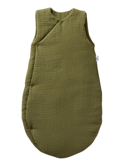 BB&CO - Saco de dormir para bebé 100% algodón con forma de kimono Mix and Match - Fern - 6/18 meses - Kiabi BB&CO - Saco de dormir para bebé 100% algodón con forma de kimono Mix and Match - Fern - 6/18 meses - Kiabi