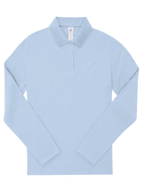 B&C - Camisa My Polo 180 de Manga Larga para Mujer - Kiabi B&C - Camisa My Polo 180 de Manga Larga para Mujer - Kiabi