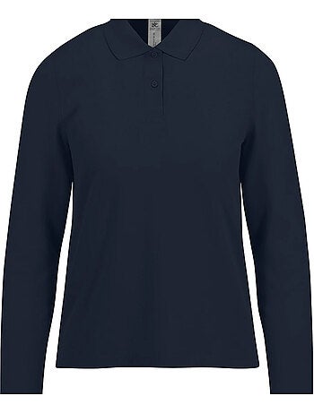 B&C - Camisa My Polo 180 de Manga Larga para Mujer