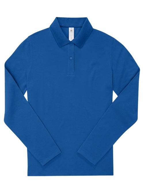 B&C - Camisa My Polo 180 de Manga Larga para Mujer - Kiabi B&C - Camisa My Polo 180 de Manga Larga para Mujer - Kiabi