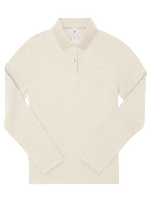 B&C - Camisa My Polo 180 de Manga Larga para Mujer - Kiabi B&C - Camisa My Polo 180 de Manga Larga para Mujer - Kiabi