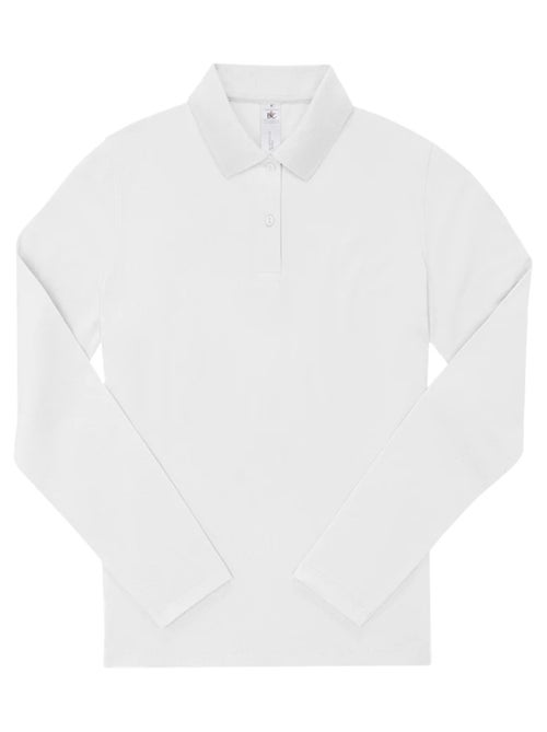B&C - Camisa My Polo 180 de Manga Larga para Mujer - Kiabi B&C - Camisa My Polo 180 de Manga Larga para Mujer - Kiabi