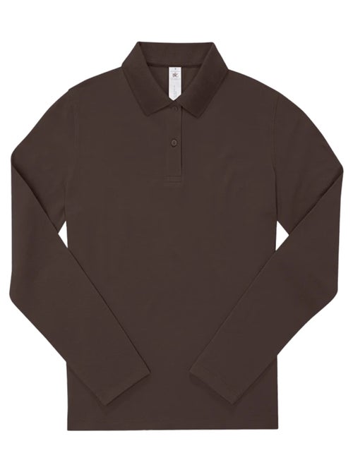 B&C - Camisa My Polo 180 de Manga Larga para Mujer - Kiabi B&C - Camisa My Polo 180 de Manga Larga para Mujer - Kiabi