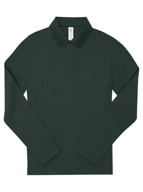 B&C - Camisa My Polo 180 de Manga Larga para Mujer - Kiabi B&C - Camisa My Polo 180 de Manga Larga para Mujer - Kiabi