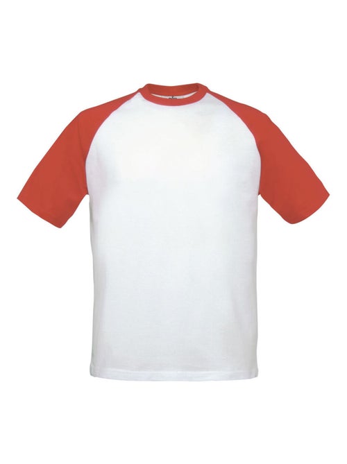 B&C - Camiseta Béisbol para Adultos Unisex - Kiabi B&C - Camiseta Béisbol para Adultos Unisex - Kiabi