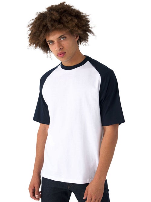 B&C - Camiseta Béisbol para Adultos Unisex - Kiabi B&C - Camiseta Béisbol para Adultos Unisex - Kiabi