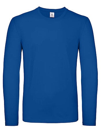 B&C - Camiseta #E150 de Manga Larga para Hombre