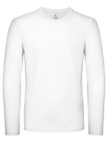B&C - Camiseta #E150 de Manga Larga para Hombre