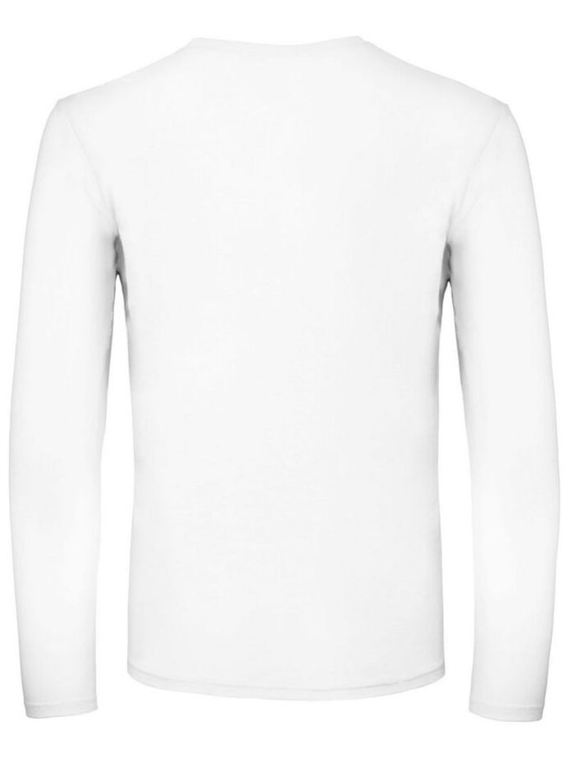 B&C - Camiseta #E150 de Manga Larga para Hombre Blanco - Kiabi