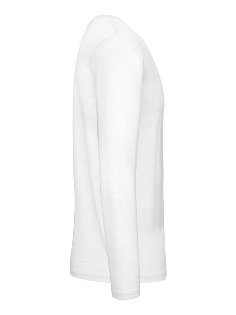 B&C - Camiseta #E150 de Manga Larga para Hombre Blanco - Kiabi