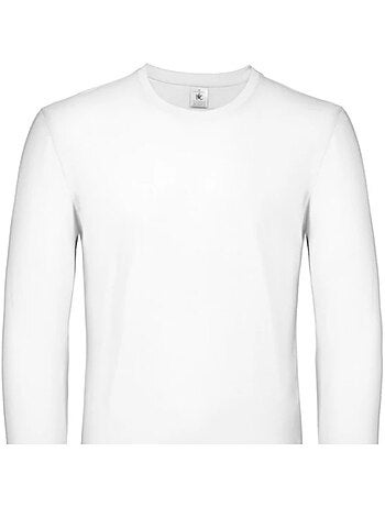 B&C - Camiseta #E150 de Manga Larga para Hombre