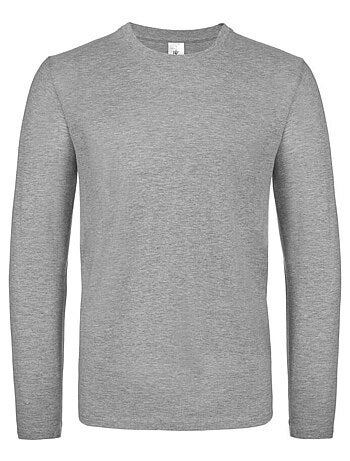 B&C - Camiseta #E150 de Manga Larga para Hombre