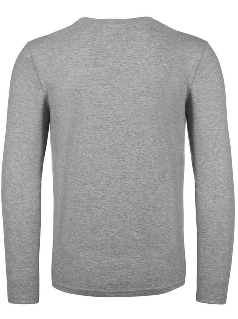 B&C - Camiseta #E150 de Manga Larga para Hombre Gris - Kiabi