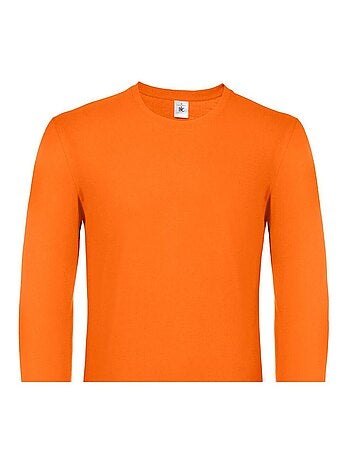 B&C - Camiseta #E150 de Manga Larga para Hombre