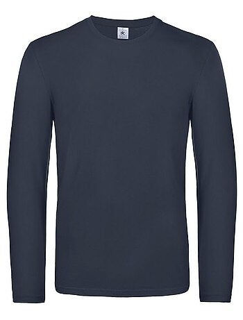 B&C - Camiseta #E190 de Manga Larga para Hombre