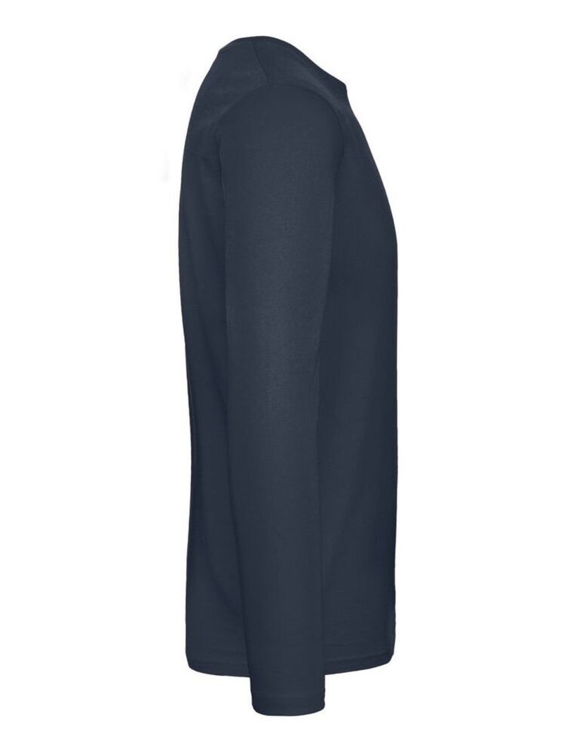 B&C - Camiseta #E190 de Manga Larga para Hombre Azul marino - Kiabi