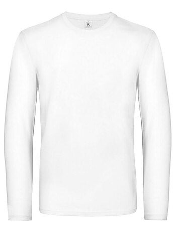 B&C - Camiseta #E190 de Manga Larga para Hombre