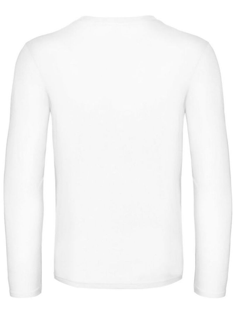 B&C - Camiseta #E190 de Manga Larga para Hombre Blanco - Kiabi