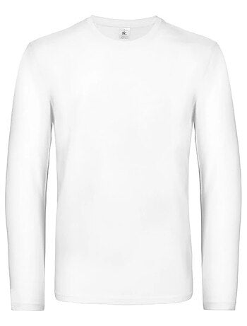 B&C - Camiseta #E190 de Manga Larga para Hombre