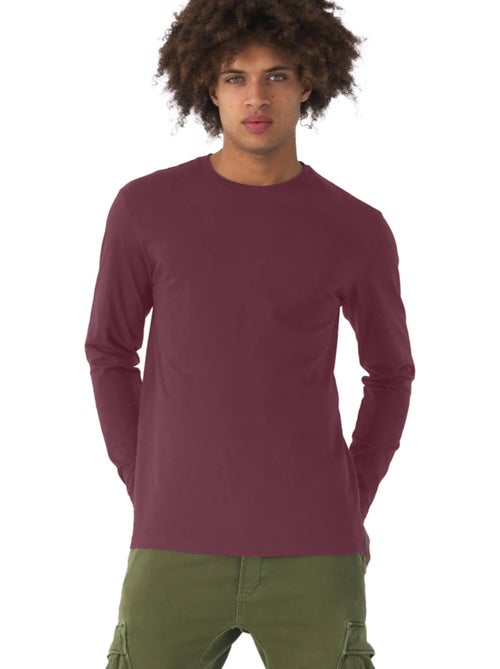 B&C - Camiseta #E190 de Manga Larga para Hombre - Kiabi B&C - Camiseta #E190 de Manga Larga para Hombre - Kiabi