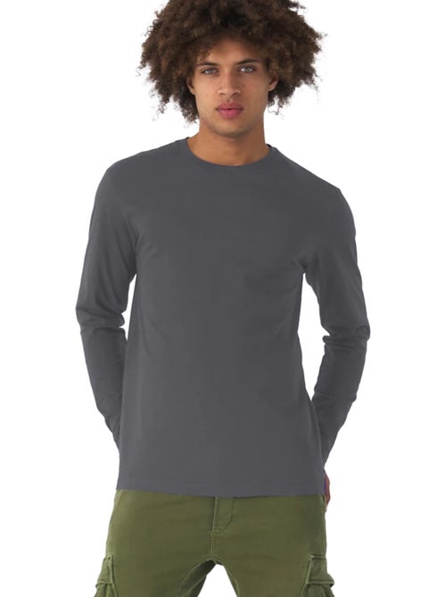 B&C - Camiseta #E190 de Manga Larga para Hombre - Kiabi B&C - Camiseta #E190 de Manga Larga para Hombre - Kiabi