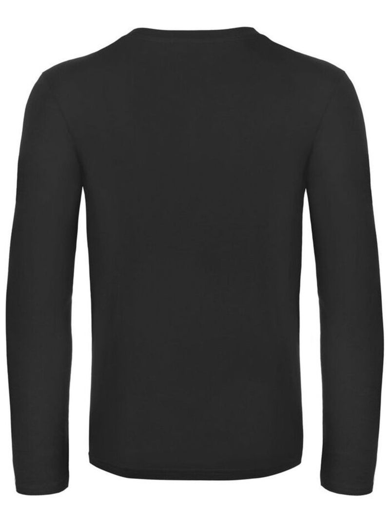 B&C - Camiseta #E190 de Manga Larga para Hombre Negro - Kiabi