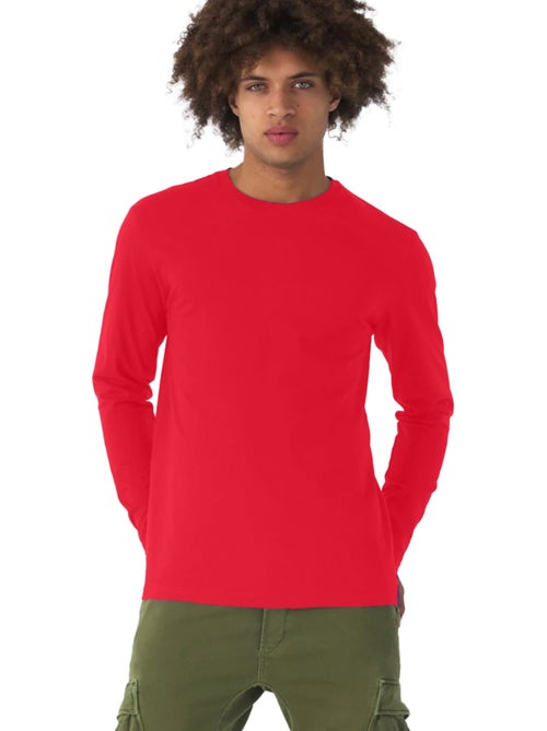 B&C - Camiseta #E190 de Manga Larga para Hombre - Kiabi B&C - Camiseta #E190 de Manga Larga para Hombre - Kiabi