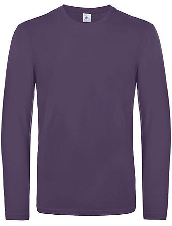 B&C - Camiseta #E190 de Manga Larga para Hombre