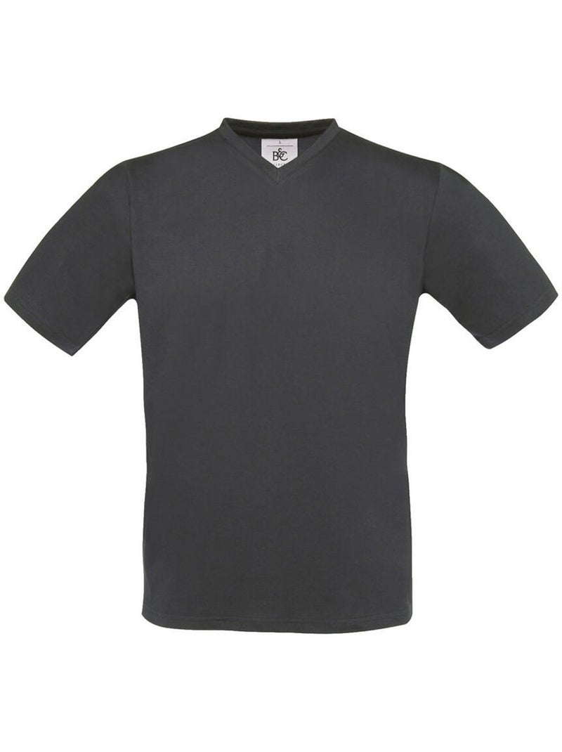 B&C - Camiseta Exact para Hombre Gris oscuro - Kiabi