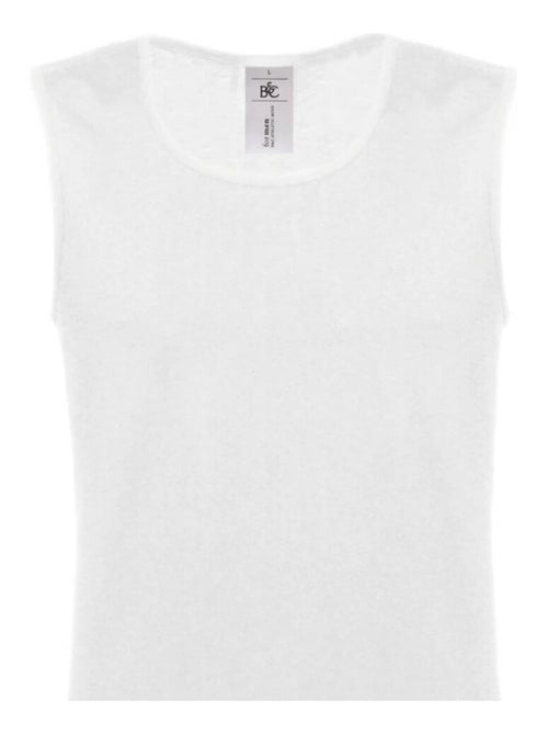 B&C - Camiseta Sin Mangas Athletic Move de Algodón para Adultos Unisex - Kiabi B&C - Camiseta Sin Mangas Athletic Move de Algodón para Adultos Unisex - Kiabi