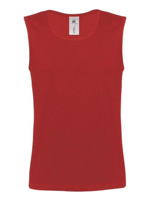 B&C - Camiseta Sin Mangas Athletic Move de Algodón para Adultos Unisex - Kiabi B&C - Camiseta Sin Mangas Athletic Move de Algodón para Adultos Unisex - Kiabi
