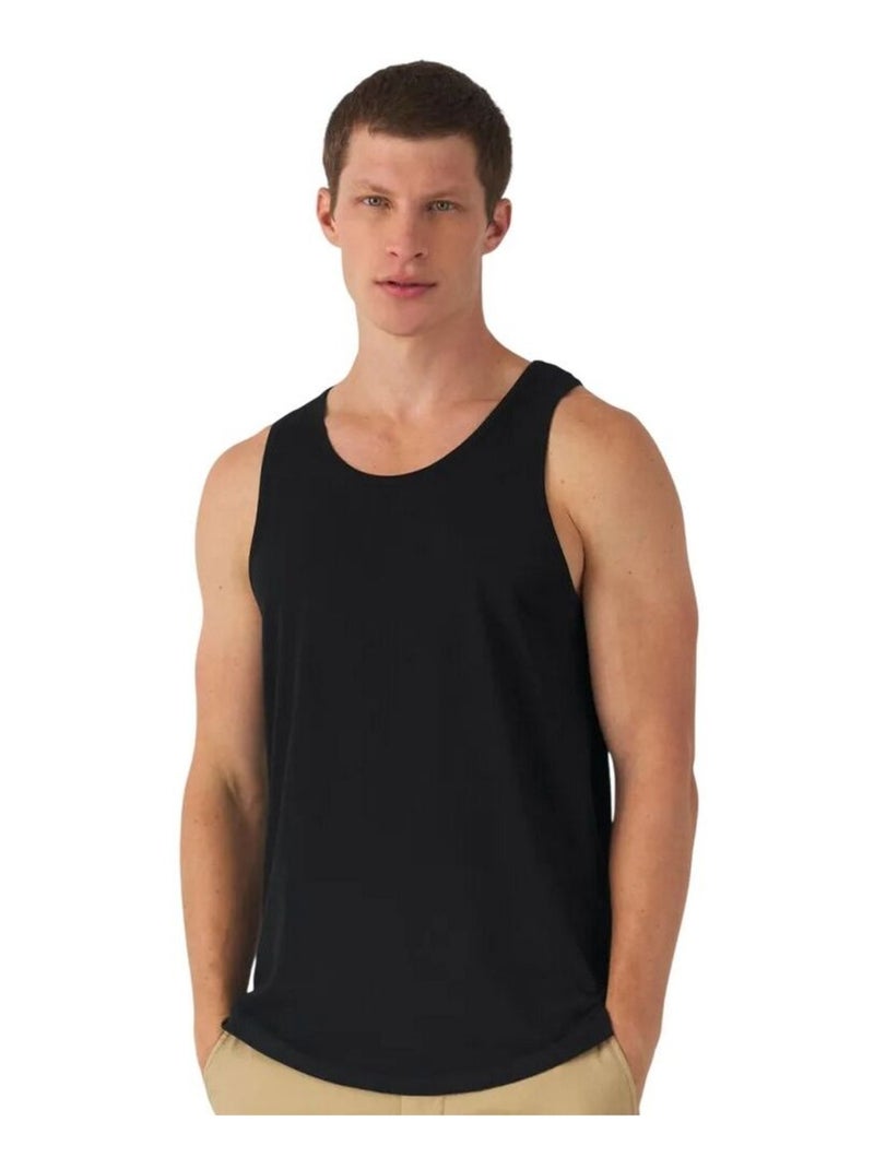 B&C - Camiseta Sin Mangas Inspire de Orgánica para Hombre Negro - Kiabi