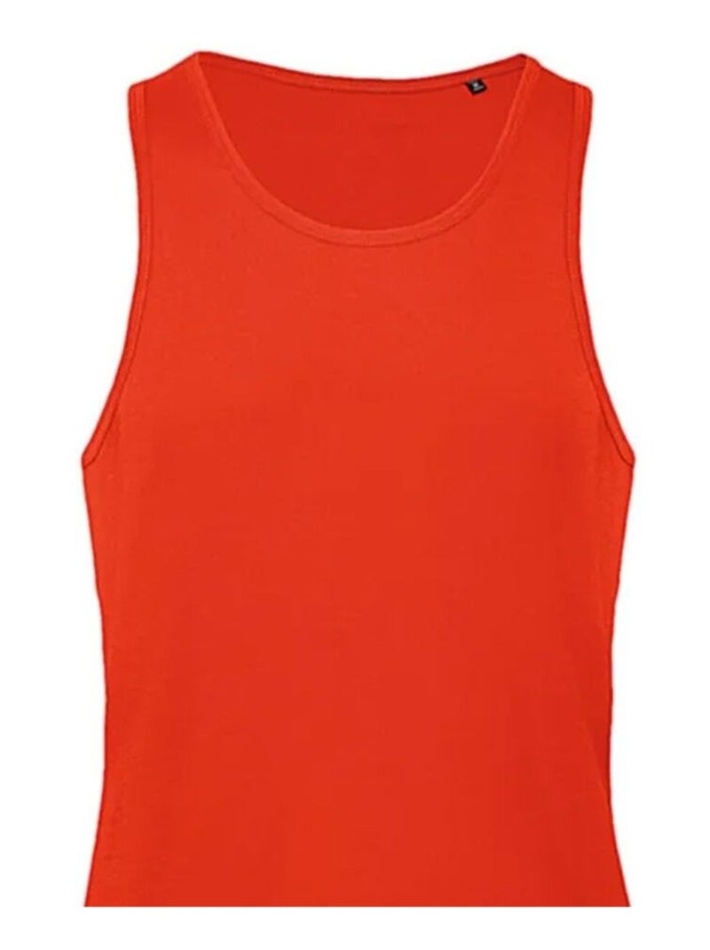B&C - Camiseta Sin Mangas Inspire de Orgánica para Hombre Rojo - Kiabi