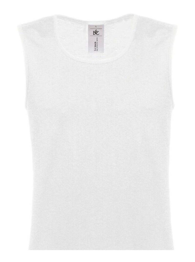 B&C - Camiseta Sin Mangas Move Atlético para Hombre Blanco - Kiabi