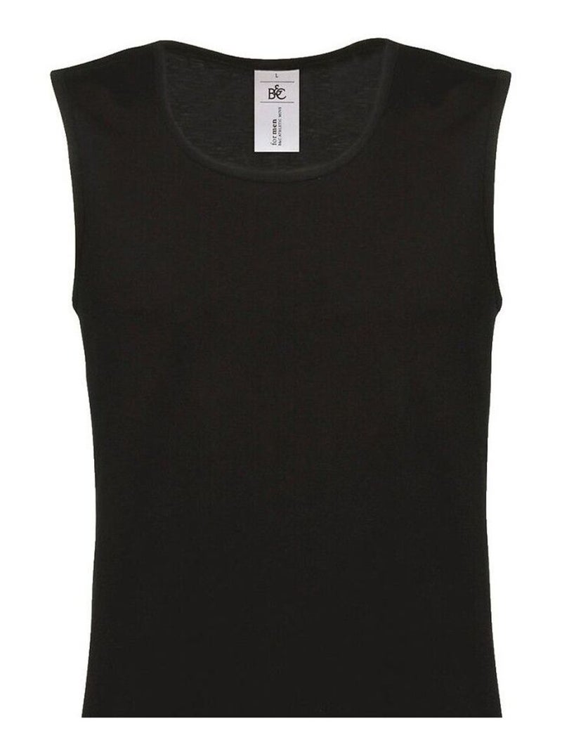 B&C - Camiseta Sin Mangas Move Atlético para Hombre Negro - Kiabi