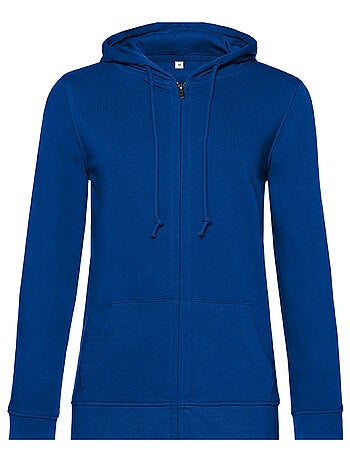 B&C - Sudadera con Cremallera Inspire Diseño Lisos para Mujer