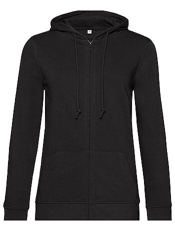 B&C - Sudadera con Cremallera Inspire Diseño Lisos para Mujer