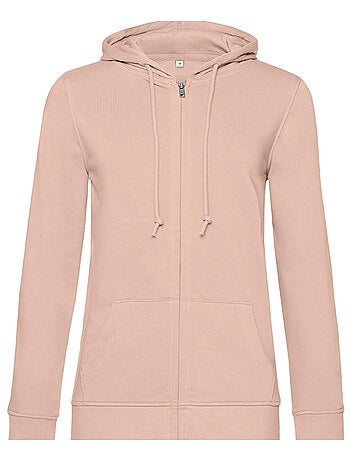 B&C - Sudadera con Cremallera Inspire Diseño Lisos para Mujer