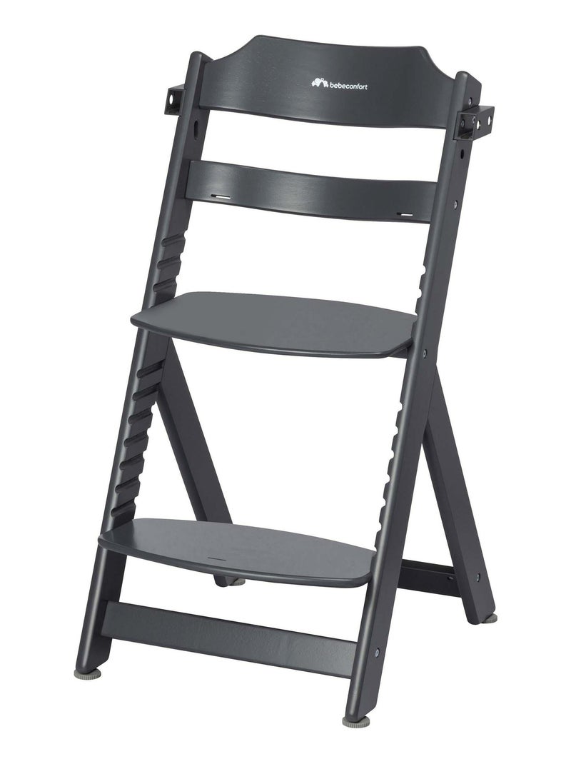 BEBE CONFORT Timba Trona para bebé, Trona de madera, de 6 meses a 10 años (30 kg) Gris oscuro - Kiabi