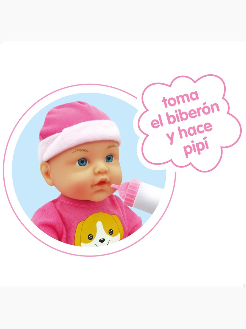 Bebé pitusos con perro y accesorios colorbaby N/D - Kiabi