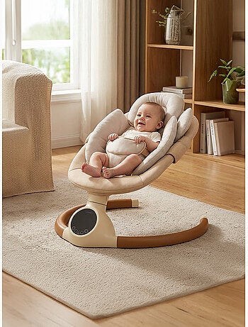 BEBE2LUXE Alpha : Silla Mecedora Eléctrica para Niños, Columpio Bebe, Hamaca eléctrica 0‑9 kg