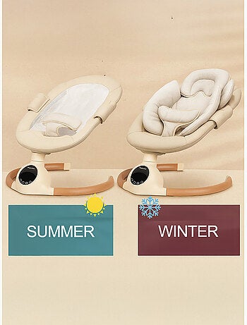 BEBE2LUXE Alpha : Silla Mecedora Eléctrica para Niños, Columpio Bebe, Hamaca eléctrica 0‑9 kg