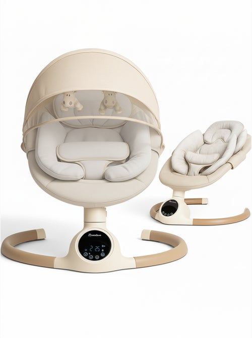 BEBE2LUXE Alpha : Silla Mecedora Eléctrica para Niños, Columpio Bebe, Hamaca eléctrica 0‑9 kg - Kiabi