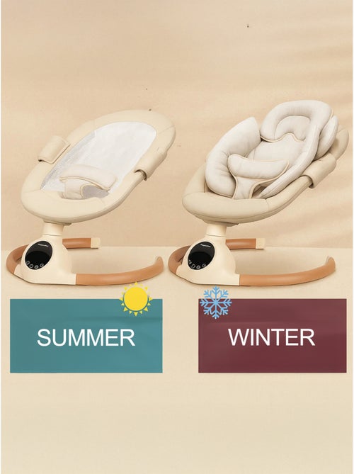 BEBE2LUXE Alpha : Silla Mecedora Eléctrica para Niños, Columpio Bebe, Hamaca eléctrica 0‑9 kg - Kiabi