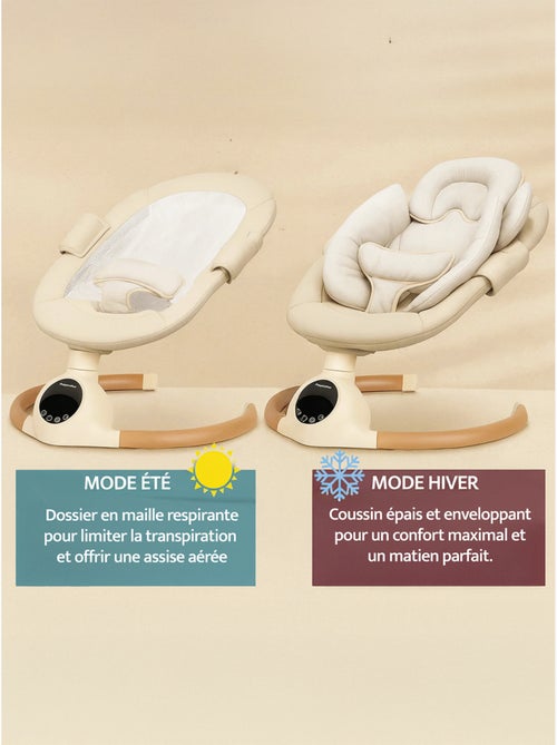 BEBE2LUXE Alpha : Silla Mecedora Eléctrica para Niños, Hamaca Bebé, Columpio Bebe - Kiabi BEBE2LUXE Alpha : Silla Mecedora Eléctrica para Niños, Hamaca Bebé, Columpio Bebe - Kiabi