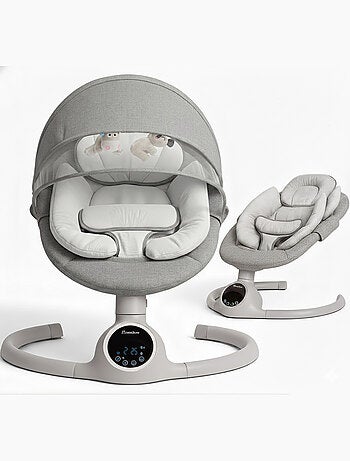 BEBE2LUXE Alpha : Silla Mecedora Eléctrica para Niños, Columpio Bebe, Hamaca eléctrica 0‑9 kg